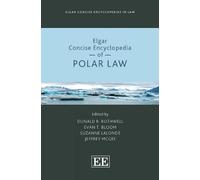 Donald R. Rothwell Elgar Concise Encyclopedia of Polar Law (Copertina rigida)