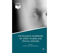 Donald R. Wehrs The Palgrave Handbook of Affect Studies and T (Copertina rigida)