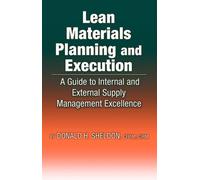 Donald Sheldon Lean Materials Planning & Execution (Copertina rigida)