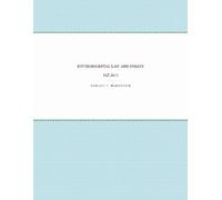 Donald T. Hornstein Environmental Law and Policy (Tascabile)