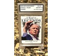 Donald Trump 2024 Leaf Assassination LEGEND Graded Gem-Mt 10 Carta #LA-01