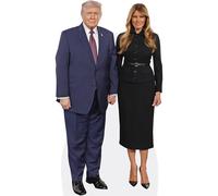 Donald Trump And Melania Trump (Duo) Mini ritaglio di celebrità