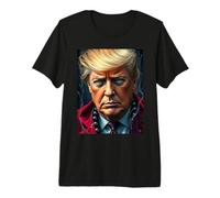 Donald Trump Arte Barocca Movimento Ritratto Maglietta Premium