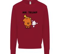 Donald Trump Fart Scorreggio Flatulence Divertente Bambini Felpa Maglione