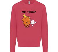 Donald Trump Fart Scorreggio Flatulence Divertente Bambini Felpa Maglione
