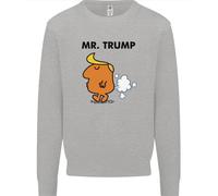 Donald Trump Fart Scorreggio Flatulence Divertente Bambini Felpa Maglione