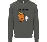 Donald Trump Fart Scorreggio Flatulence Divertente Bambini Felpa Maglione