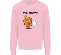 Donald Trump Fart Scorreggio Flatulence Divertente Bambini Felpa Maglione