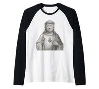 Donald Trump nel ruolo di Gesù - Fede e patriottismo per i cristiani Maglia con Maniche Raglan