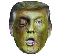 Donald Trump (Zombie 2) Maschere di persone famose, facce di cartone