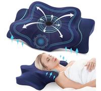 DONAMA Cuscino Cervicale Memory Foam Ergonomico 2 Altezze Rinfrescante