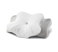 DONAMA Cuscino Cervicale per Dormire, 2 in 1 Cuscino Ergonomico in Memory Foam con Federa Sfoderabile e Lavabile