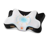 DONAMA cuscino cervicale per dormire, cuscino ergonomico cervicale per Dormitori Laterali, Supini e Proni con Federa Sfoderabile e Lavabile (Bianco Nero, 66x37x13 cm)