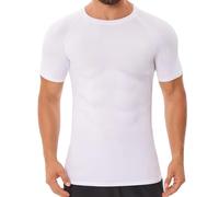 Donason Maglietta a Compressione da Uomo Maglia a Manica Corta T-Shirt Asciugatura Rapida Camicia Funzionale Sportshirt ad Asciugatura Rapida Allenamento Corsa Ciclismo