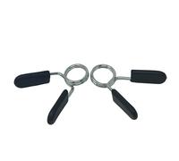 DONATIF 2 Ferma Dischi per bilanciere 28 mm, Molle per Dischi Palestra Chiusura a Farfalla Coppia di blocca Dischi bilanciere, Molla per Pesi per bilanciere in Acciaio (Acciao, 28 mm)