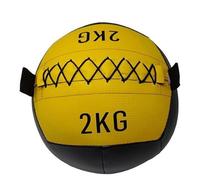 DONATIF Palla Medica 2 Kg, Palla Palestra e Home Gym Wall ball Ecopelle, Slam Ball, Fitness Palla per Esercizi e Allenamento funzionale, Home Fitness