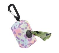 DONATORE DI ANCILI DAGGI - Porta della borsa fecale con attacco di lino, borse decorative per cani portatili e liberi | Conducente per cani borse da stoccaggio, robusto organizzatore di borse decorati