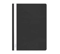 DONAU 1705001PL-01 - Cartellina portadocumenti in plastica, formato A4, in plastica resistente, in PVC rigido, copertina trasparente, per ufficio e scuola, capacità ca. 200 fogli, confezione da 10 pezzi