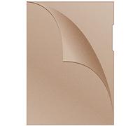 DONAU 1785095-12 Cartelle formato L DIN A4, 100 pezzi/colore: Arancione/PP 120 μm/ Laterale Aperto Trasparente Granato / Buste trasparenti