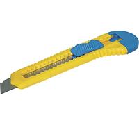 DONAU 7946001-99 taglierino di sicurezza standard/larghezza della lama: 18 mm Lunghezza della lama: 100 mm/taglierino di sicurezza coltello universale/lame in acciaio temprato/1 pezzo
