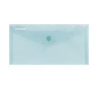 DONAU 8548001PL-06 - Cartella portadocumenti con bottone automatico, in PP, DL, 180 μm, colore: Verde