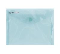 DONAU 8549001pl-06 tasche/Sammelmappe con pulsante, PP, A6, 180μm, Verde