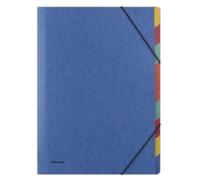 DONAU 8649119-10 Premium Index Folder with Elastic Strap/with 9 Dividers/Compart