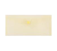 DONAU - Busta con bottone a pressione in PP DL, 180 micron, colore: giallo, per archiviazione, tipo busta, tipo, con bottone a pressione, indice, na, materiale: polipropilene, colore: giallo, formato,