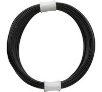 Donau Elektronik 110-1 Cavo per cablaggi 1 x 0.04 mm² Nero 10 m