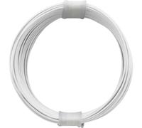 Donau Elektronik 110-5 Cavo per cablaggi 1 x 0.04 mm² Bianco 10 m