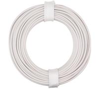Donau Elektronik 125-015 Cavo per cablaggi 1 x 0.25 mm² Bianco 10 m