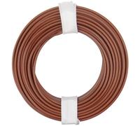 Donau Elektronik 125-018 Cavo per cablaggi 1 x 0.25 mm² Marrone 10 m