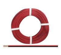 Donau Elektronik 218-50 Cavo per cablaggi 2 x 0.14 mm² Rosso, Nero 50 m
