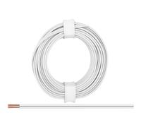Donau Elektronik 218-55 Cavo per cablaggi 2 x 0.14 mm² Bianco 5 m