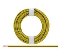 Donau Elektronik 225-38 Cavo per cablaggi 2 x 0.25 mm² Marrone-Giallo 5 m