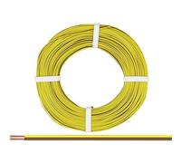 Donau Elektronik 225-380-25 Cavo per cablaggi 2 x 0.25 mm² Marrone-Giallo 25 m