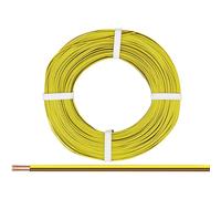 Donau Elektronik 225-380-25 Cavo per cablaggi 2 x 0.25 mm² Marrone-Giallo 25 m