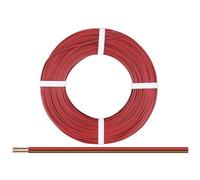 Donau Elektronik 250-08-25 Cavo per cablaggi 2 x 0.50 mm² Rosso, Marrone 25 m