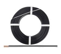 Donau Elektronik 250-15-25 Cavo per cablaggi 2 x 0.50 mm² Nero/Bianco 25 m