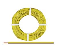 Donau Elektronik 250-38-25 Cavo per cablaggi 2 x 0.50 mm² Giallo, Marrone 25 m