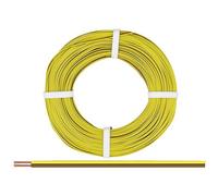 Donau Elektronik 250-38-25 Cavo per cablaggi 2 x 0.50 mm² Giallo, Marrone 25 m