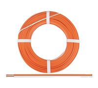 Donau Elektronik 250-57-25 Cavo per cablaggi 2 x 0.50 mm² Bianco/Arancione 25 m