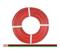 Donau Elektronik 318-014-50 Cavo per cablaggi 3 x 0.14 mm² Rosso, Verde, Nero