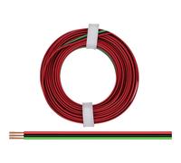 Donau Elektronik 318-014 Cavo per cablaggi 3 x 0.14 mm² Rosso, Verde, Nero 5 m