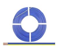 Donau Elektronik 318-223-50 Cavo per cablaggi 3 x 0.14 mm² Blu, Blu, Giallo 50