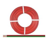 Donau Elektronik 325-014-25 Cavo per cablaggi 3 x 0.25 mm² Rosso, Nero, Verde