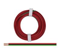 Donau Elektronik 325-014 Cavo per cablaggi 3 x 0.25 mm² Rosso, Nero, Verde 5 m