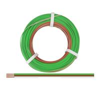 Donau Elektronik 325-485-50 Cavo per cablaggi 3 x 0.25 mm² Verde, Marrone,