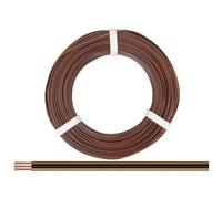 Donau Elektronik 325-818-25 Cavo per cablaggi 3 x 0.25 mm² Marrone scuro, Nero