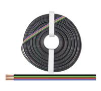 Donau Elektronik 450-010 Cavo per cablaggi 4 x 0.50 mm² Nero, Verde, Rosso, Bl